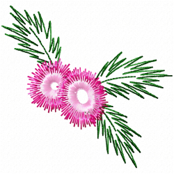 Flowers And Tree Embroidery Design 6 Flowers And Tree Embroidery Design 6